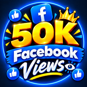 50k video views for [ Facebook Monetization ]