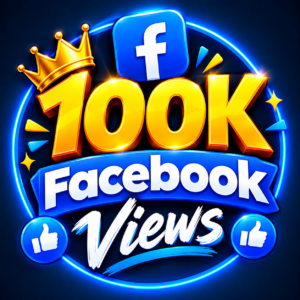100k video views for [ Facebook Monetization ]
