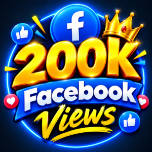 200k video views for [ Facebook Monetization ]